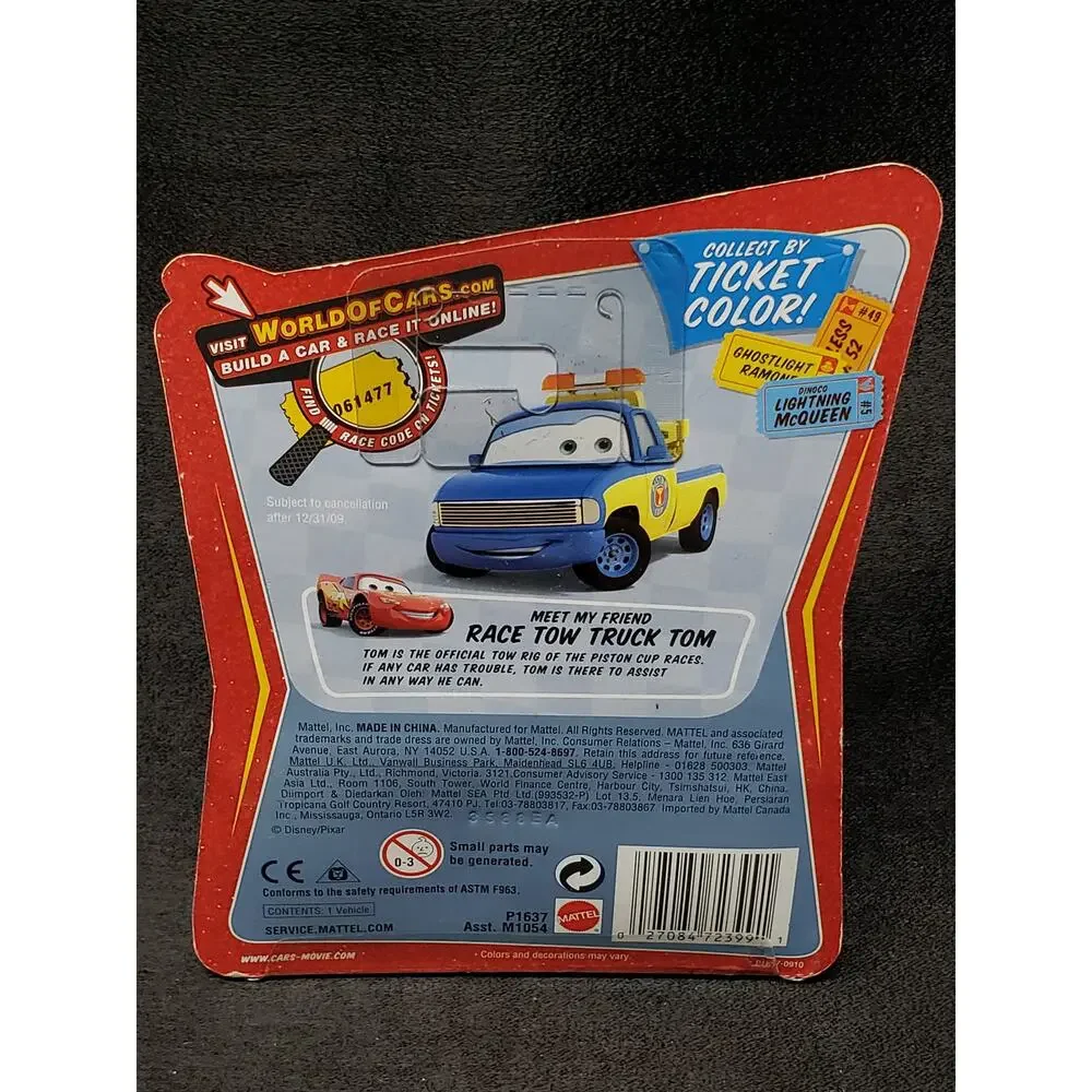 Disney Pixar The World of Cars | Race O Rama Chuck Manifold No. 86 Diecast Car